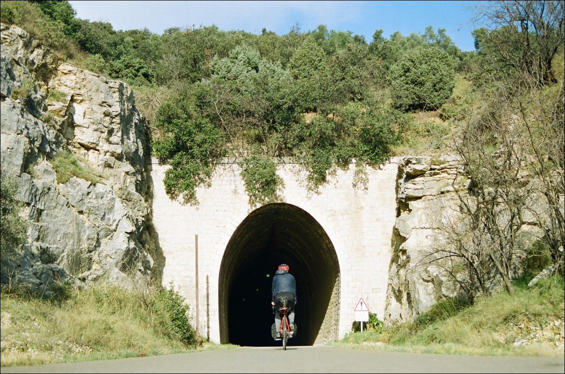 Sur la vois vert du Pont-du Gars.