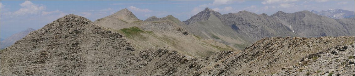 Sur l'arête du Petit Parpaillon