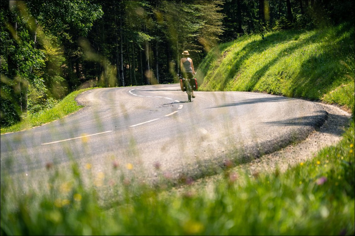 Montée douce vers le col du Granier.