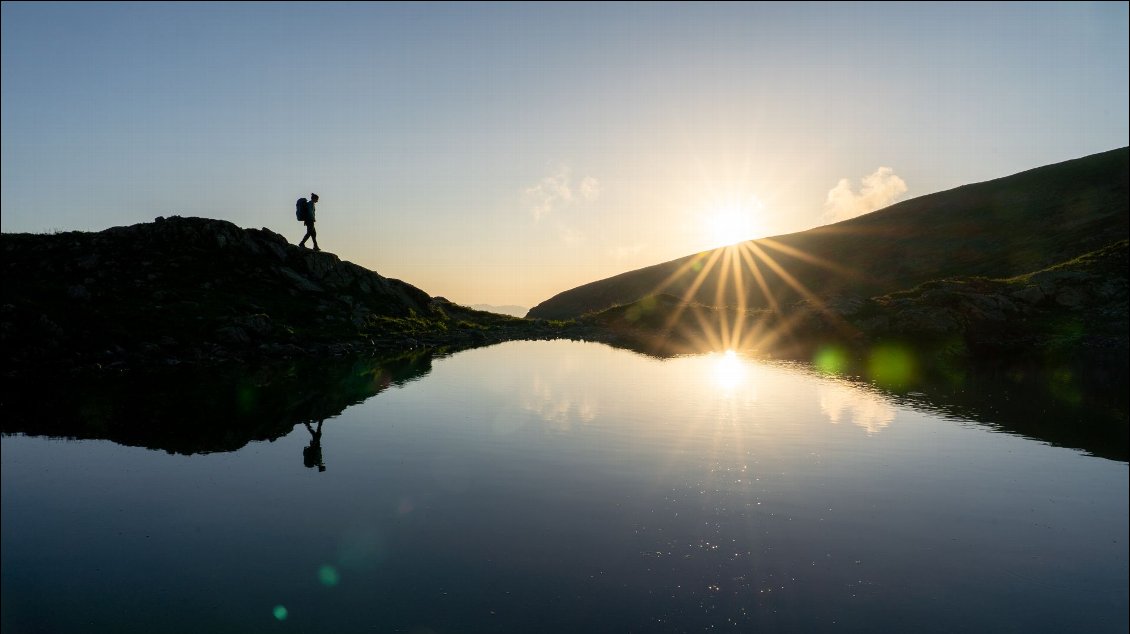 Le soir, on va se balader vers l'altisurface... pour se faire dévorer par les moustiques, à 2100m d'altitude !