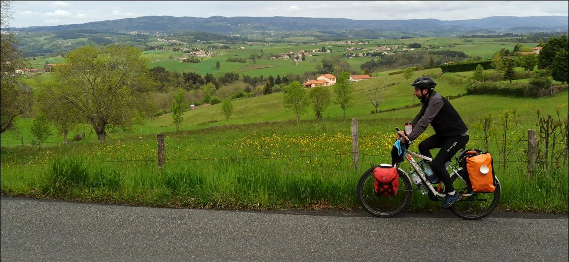 Chaque tour de pédale dans une montée n'est pas une corvée, mais la récompense de bénéficier d'une vue panoramique.