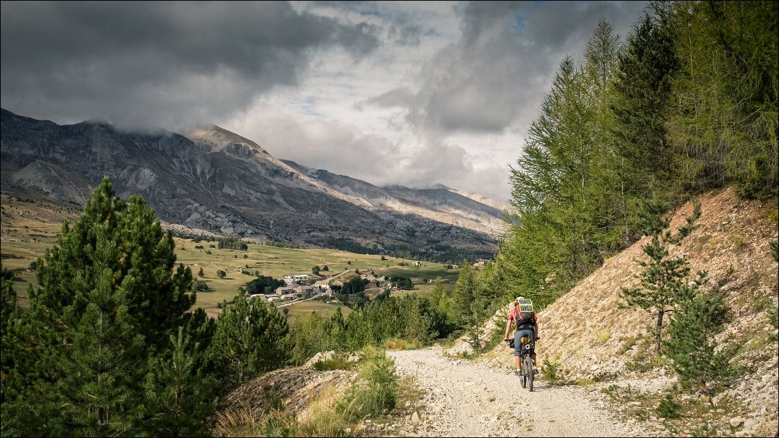 En arrivant vers le col de Festre.