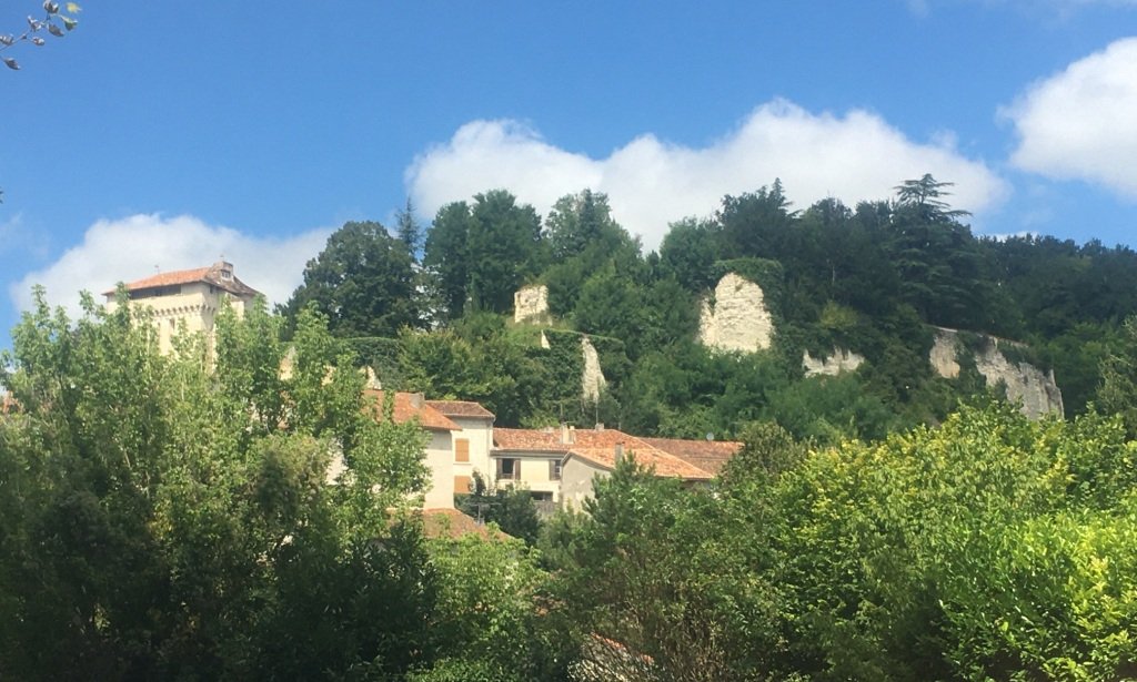 Arrivée à Aubeterre