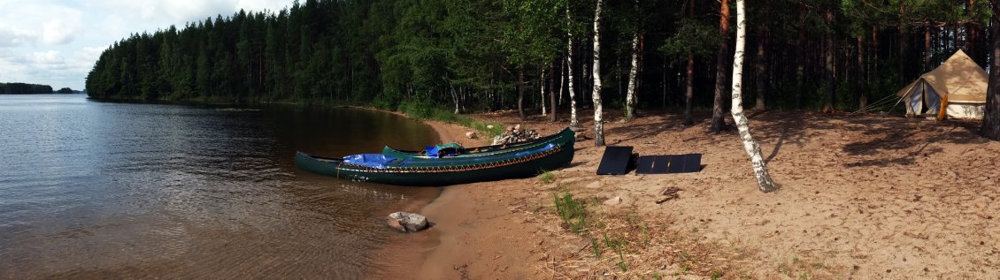 C'est sur ce bivouac que je modifie le fonctionnement d'un chargeur pour pouvoir l'adapter à des batteries différentes, et la conclusion positive de ce bricolage maison m'amène à réfléchir aux canoés...