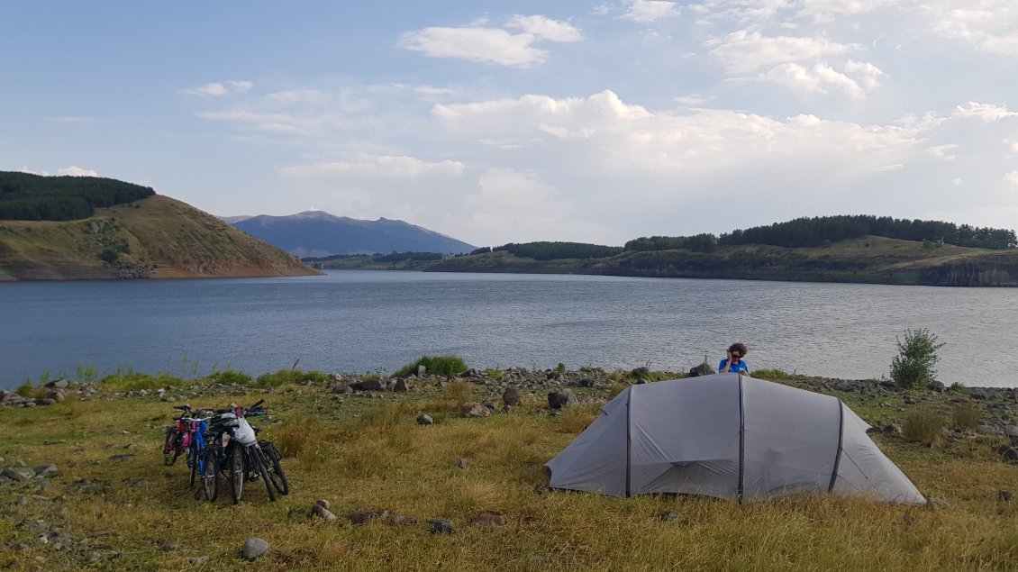 Jolie vue à 180° ! Et quel calme...après l'orage !