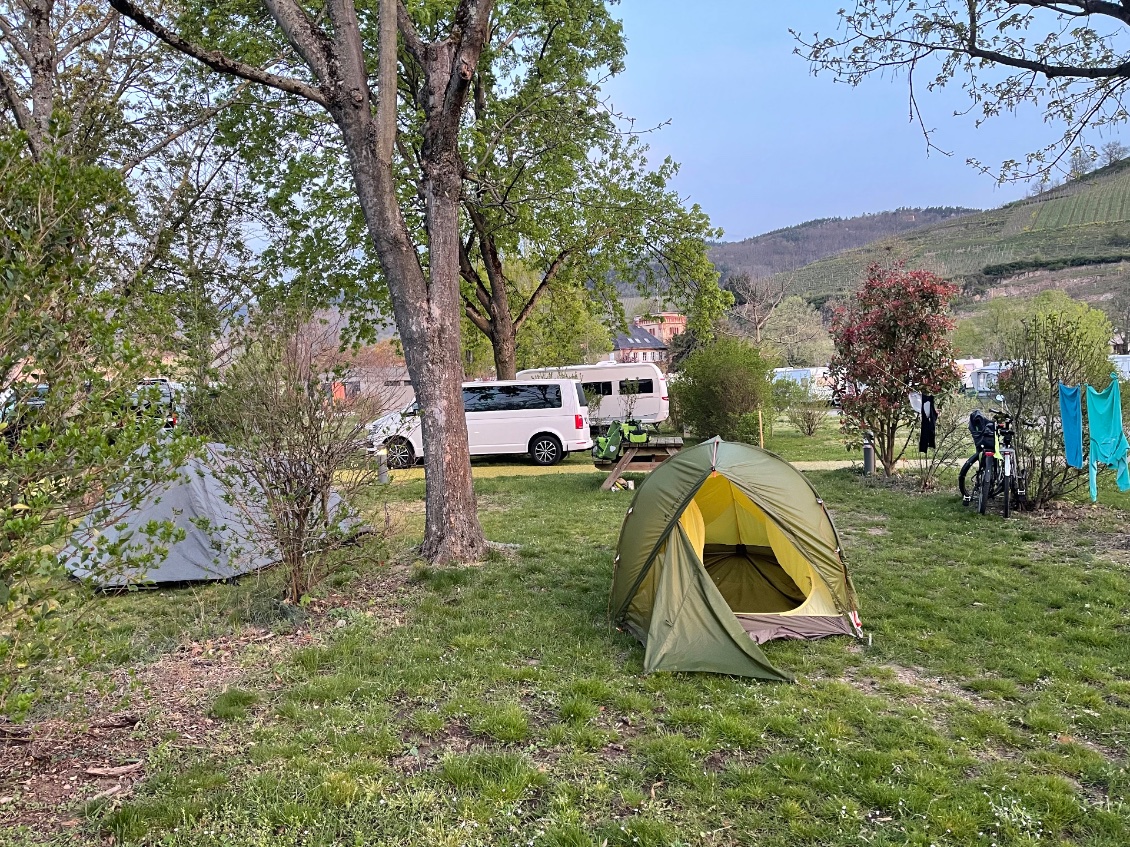 Notre campement à Turkheim