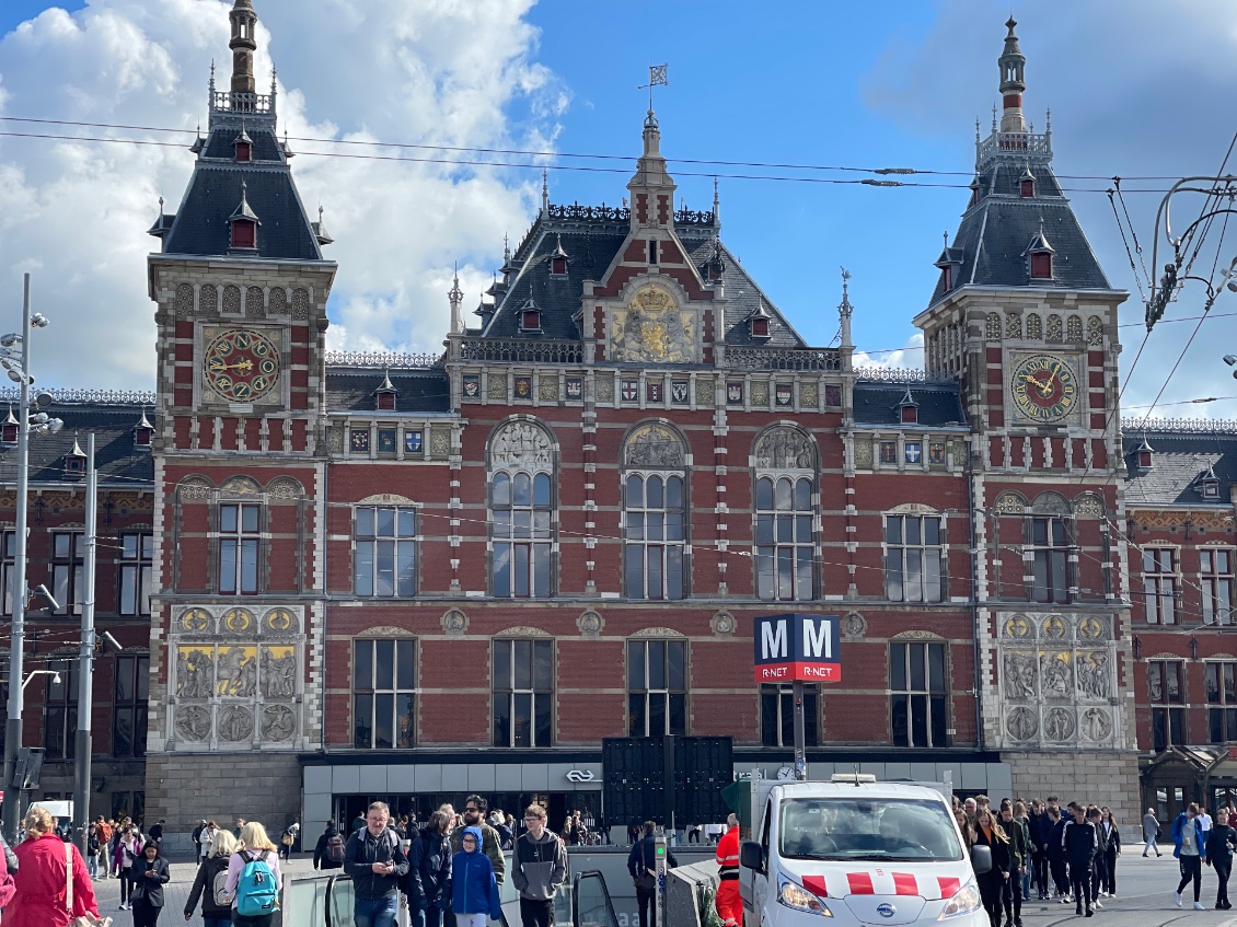 La gare d’Amsterdam