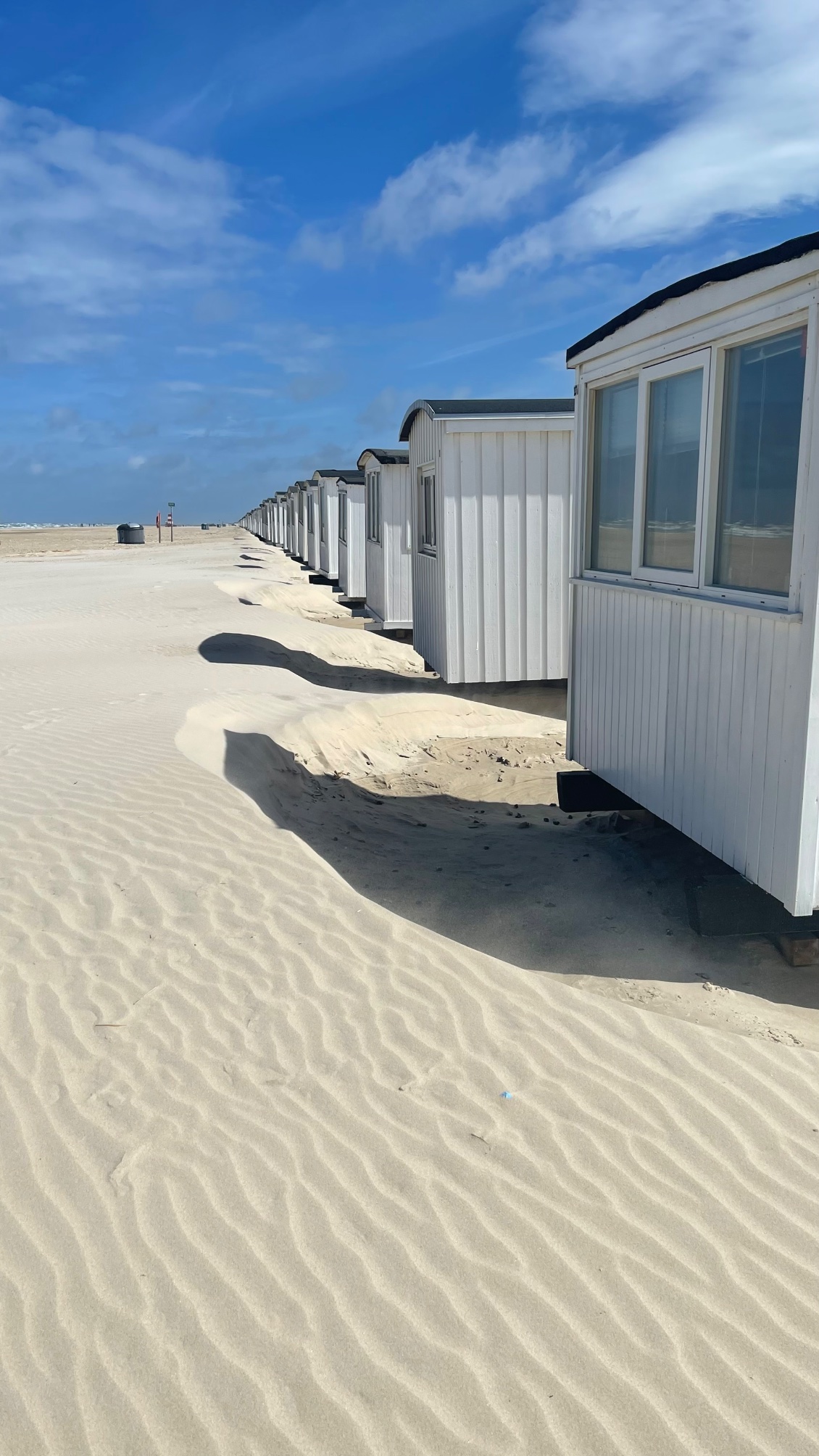 C’est la première fois que je vois des installations sur une plage du Danemark