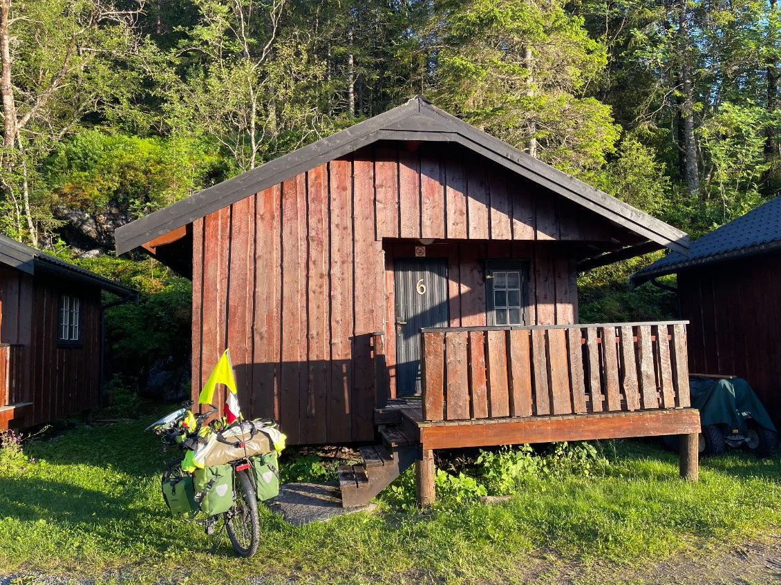 Camping Årnes. Ma cabane