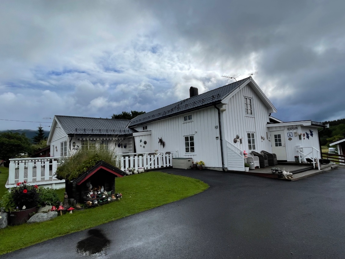 La maison des deux dames propriétaires du camping