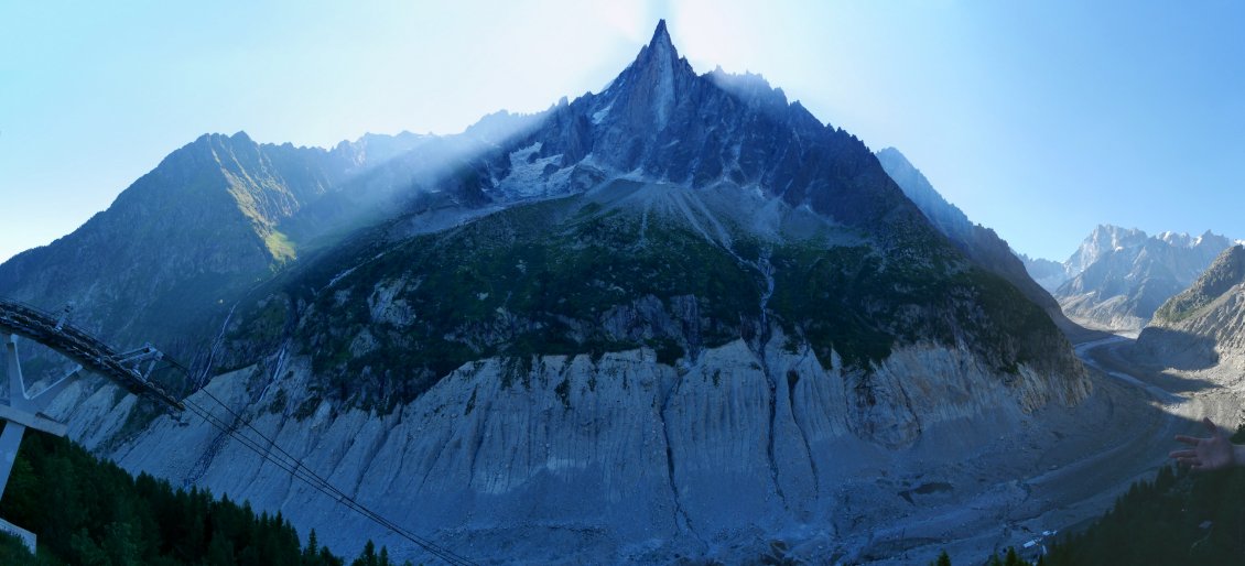 De Chamonix au refuge de la Charpoua par la Mer de Glace