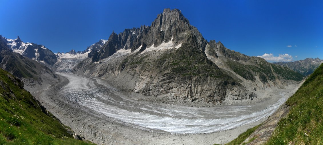 De Chamonix au refuge de la Charpoua par la Mer de Glace