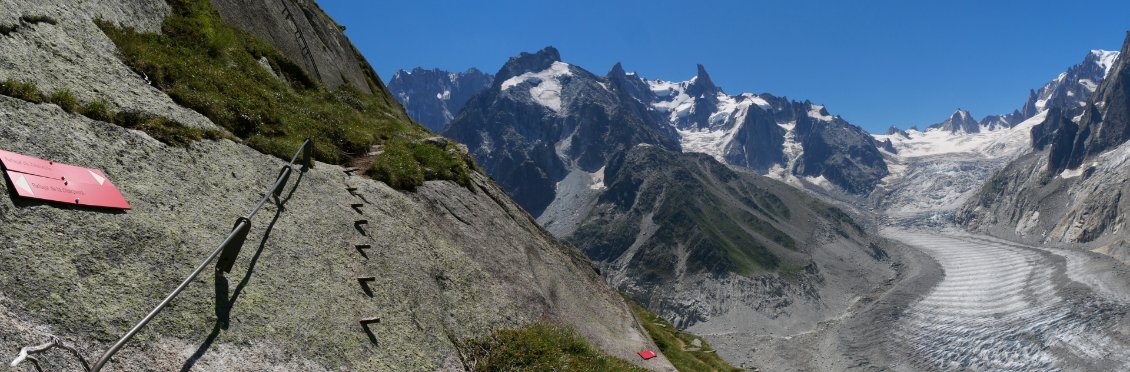 De Chamonix au refuge de la Charpoua par la Mer de Glace