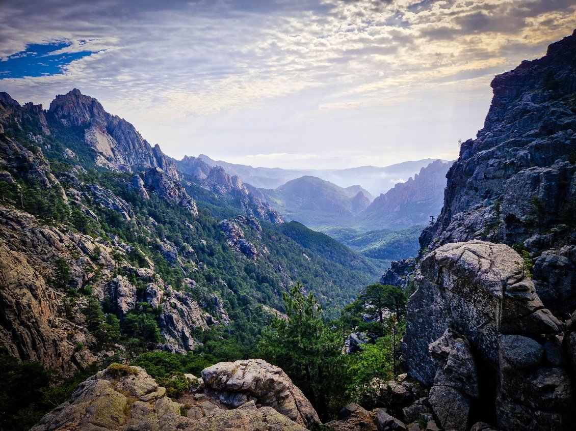 Paysage des aiguilles de Bavella