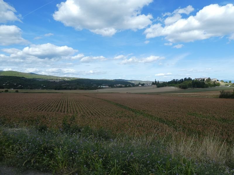 On quitte les collines ardéchoises pour les plaines