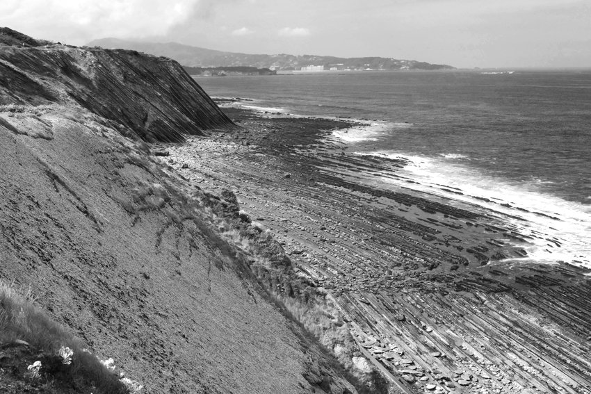 Depuis la Corniche basque.