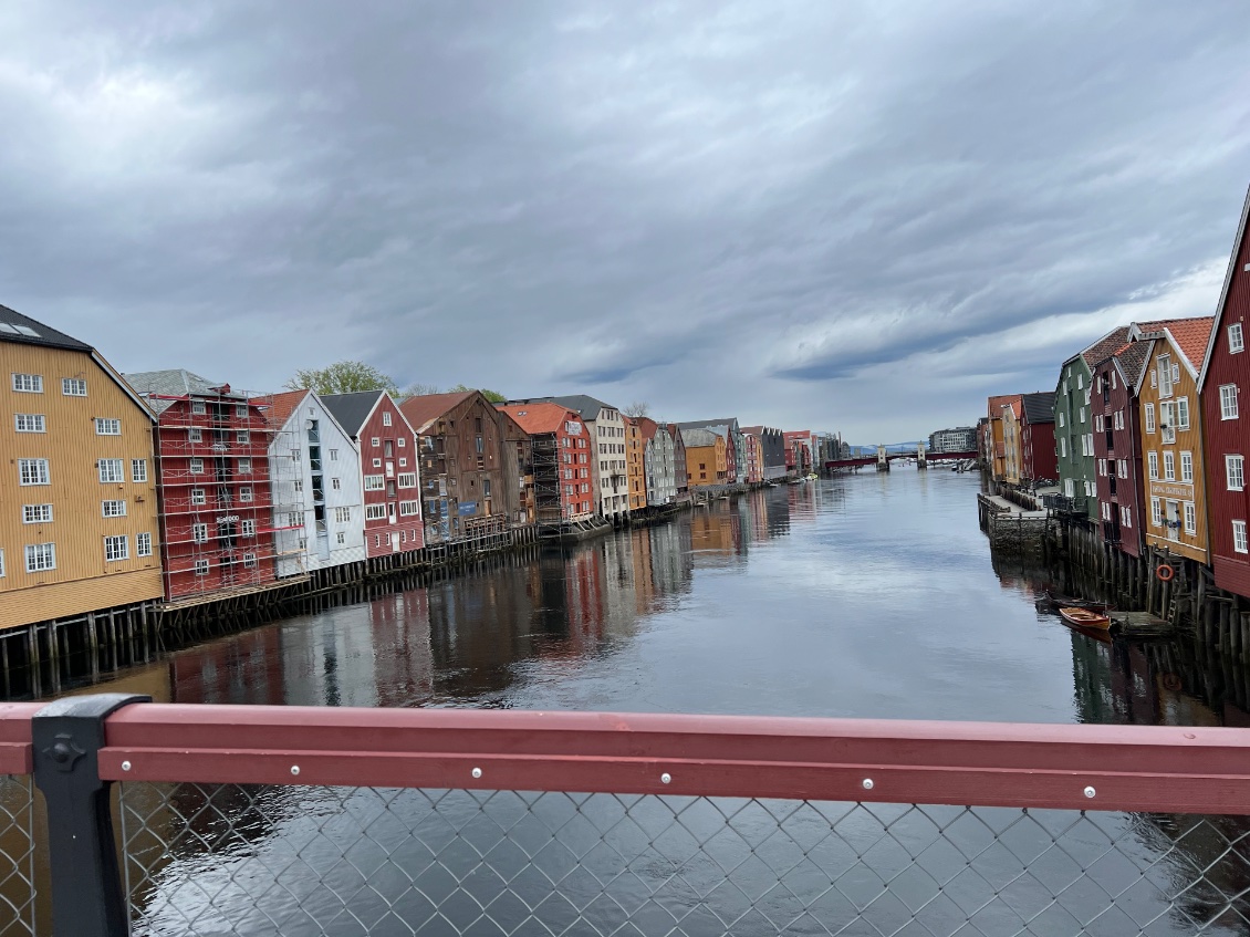 En arrivant à Trondheim