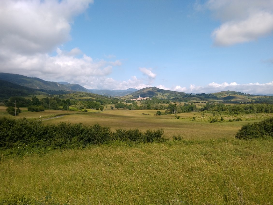 Vue sur le plateau