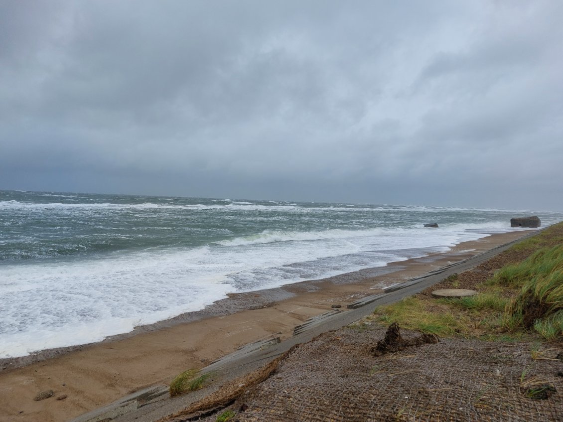 Tempête à Lild Strand