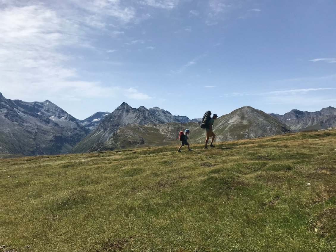 Jour 15 : remontée au bivouac sous le col de Sollière