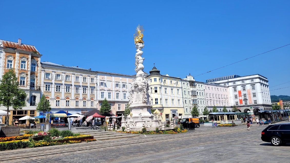 Place principale de Linz.