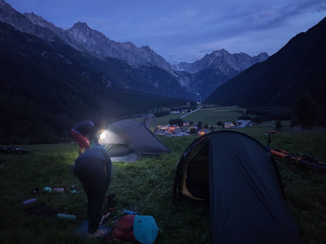 J88 - Bivouac au dessus de Casaccia (pas assez caché).