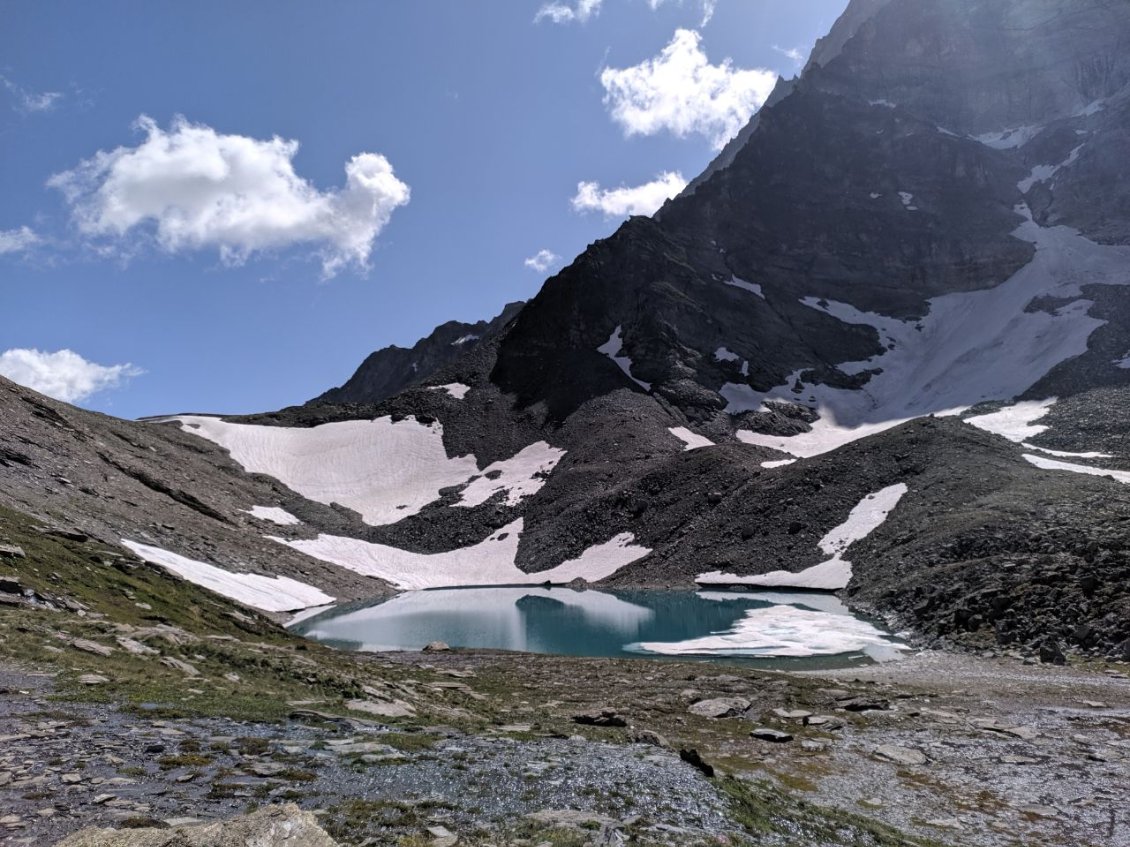 J53 - Col de la Fenêtre de Durand côté italien.