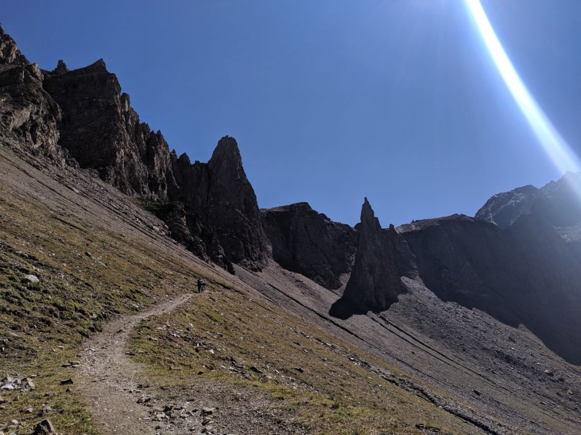 J114 - Montée assez roulante au passo di fundres.