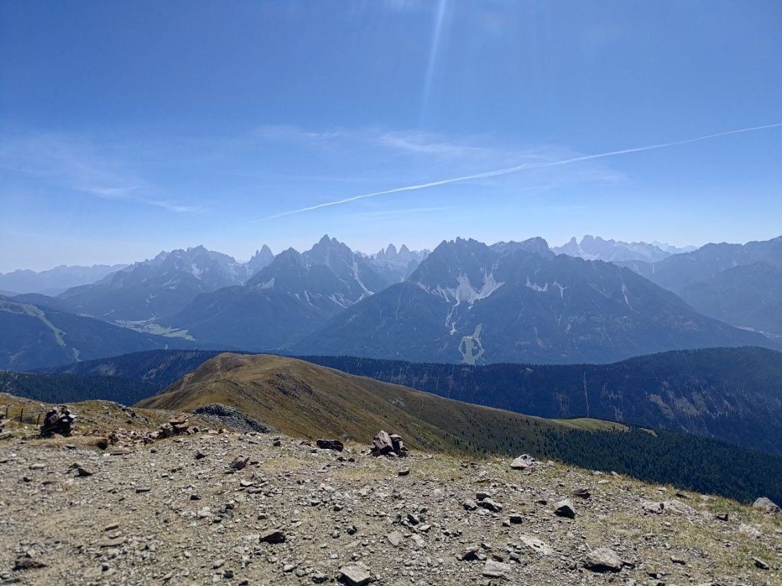 J119 - Passage dans les Dolomites prévu le lendemain.