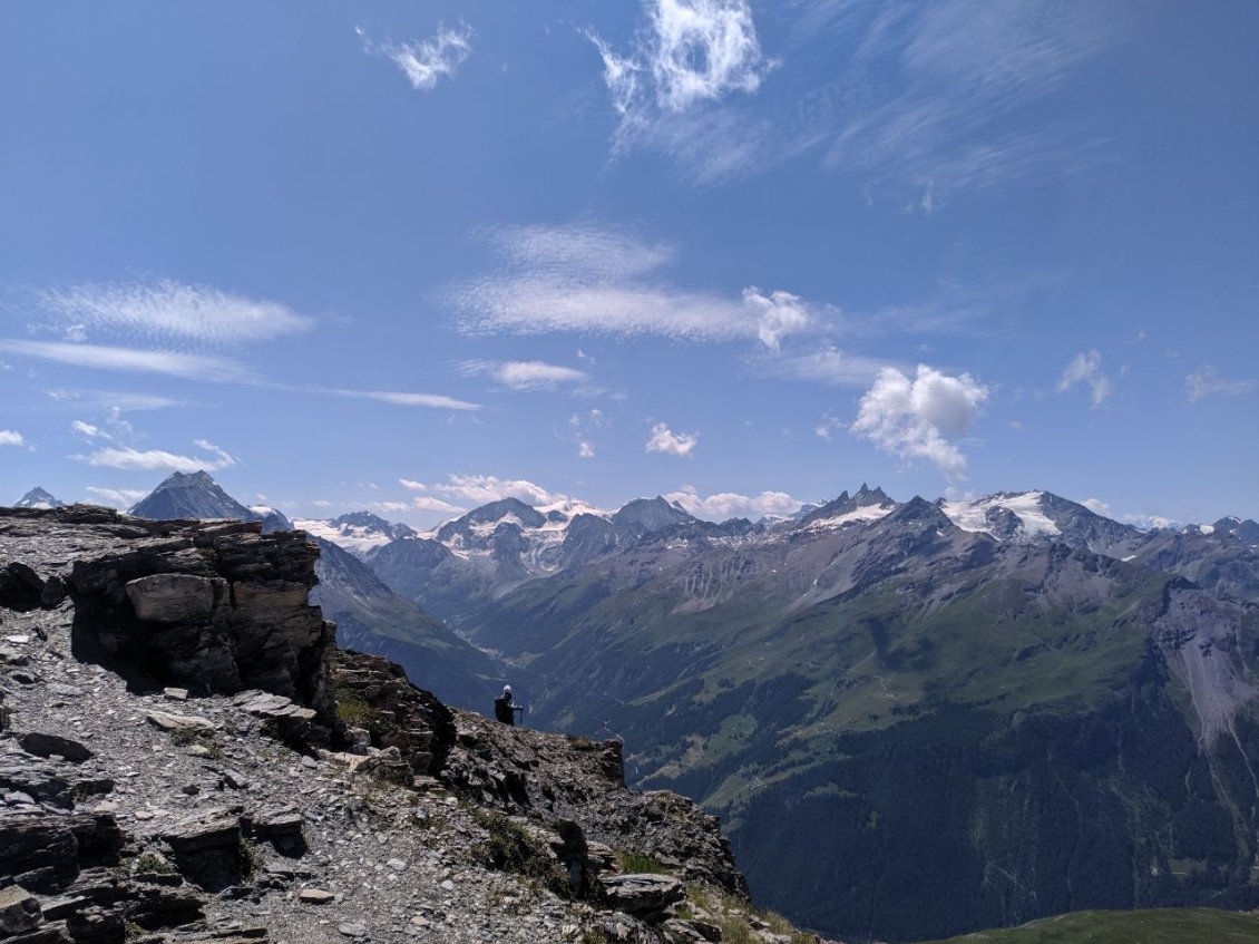 J67 - Col de Torrent, une montée relativement facile (roulante assez haut puis poussage).