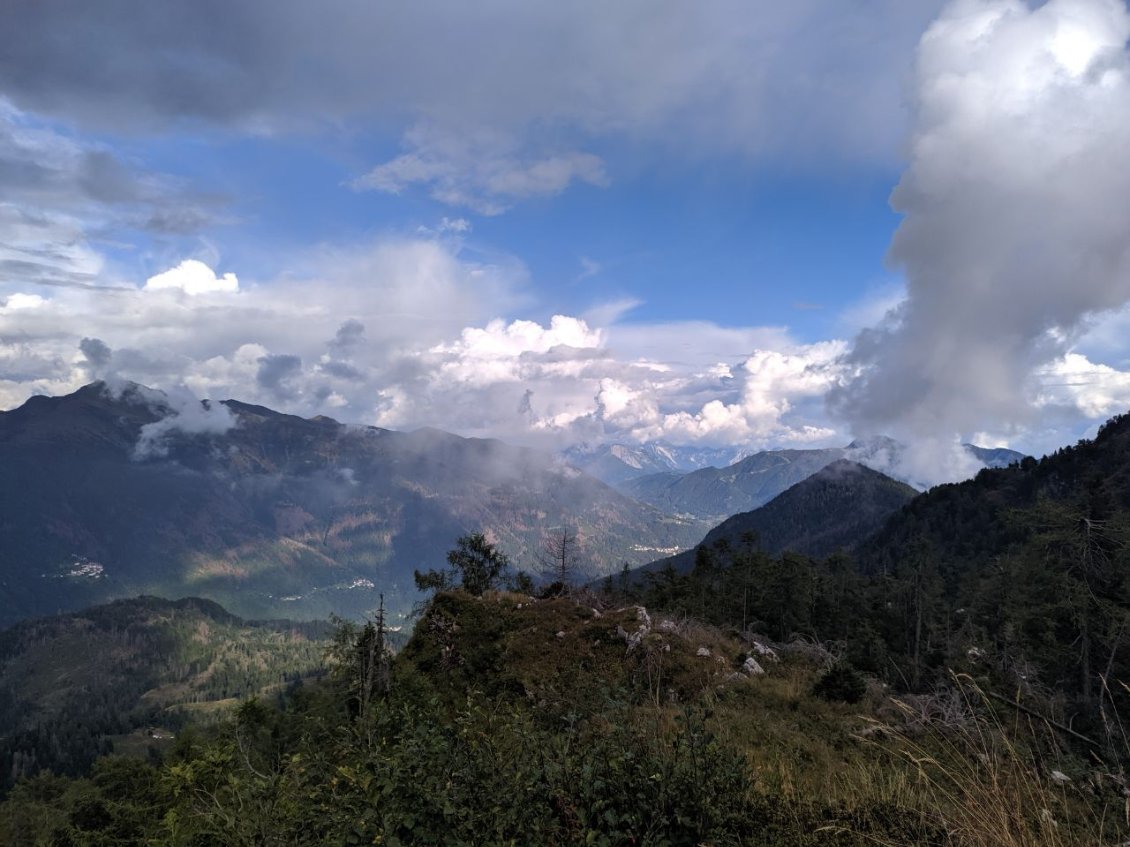 J123 - Vers le Rifugio Chiampizzulon (où on fait le plein d'eau).