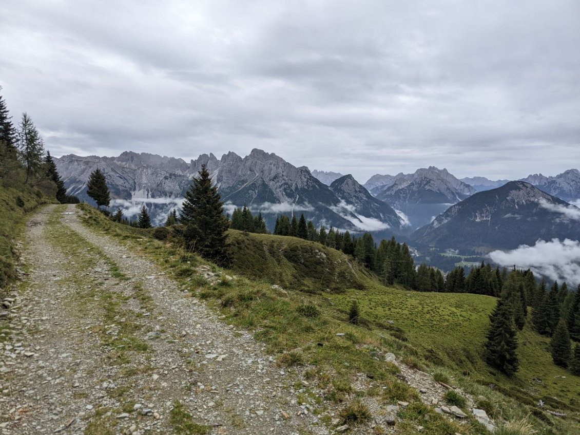 J123 - Avant de descendre sur Cima Sappada.