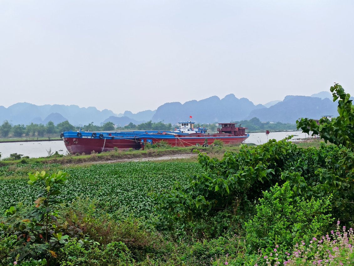 J13. En approche de la baie d'Halong terrestre.