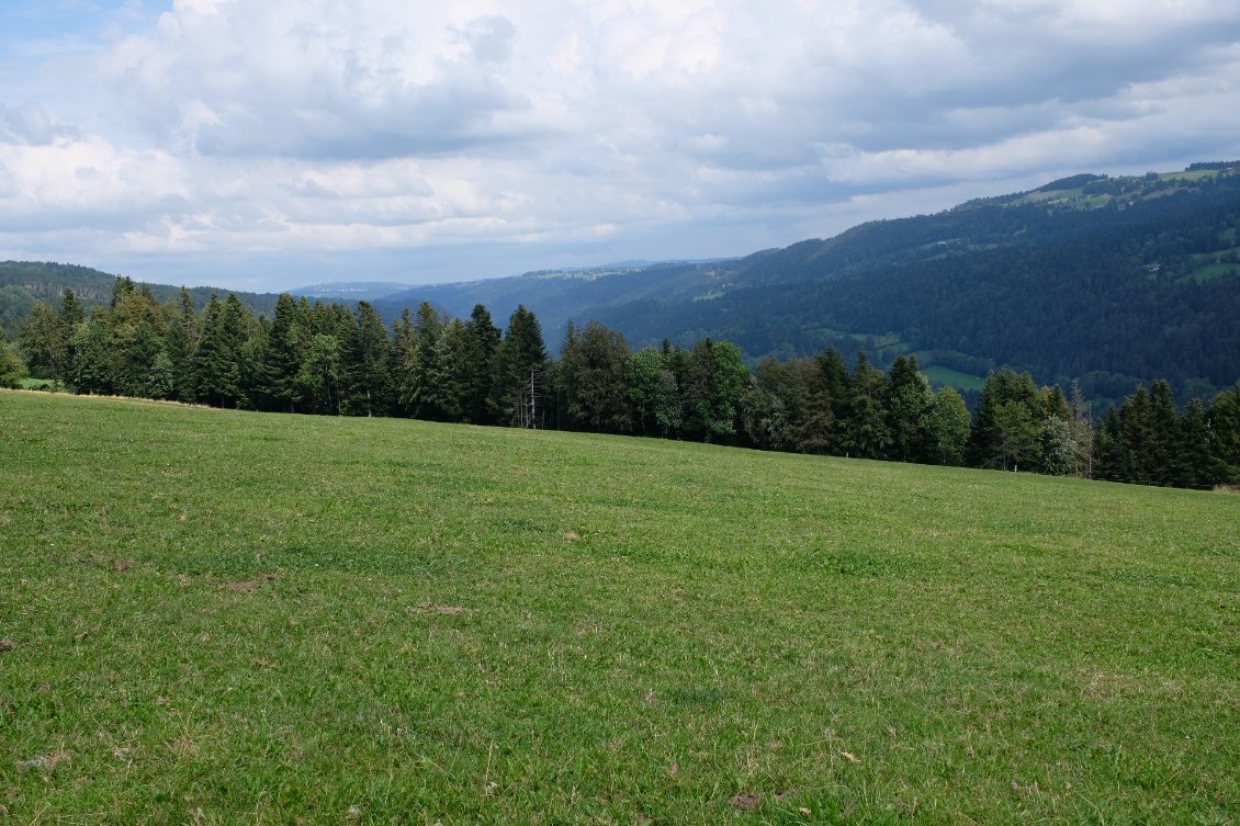 Avant la descente du Pissoux