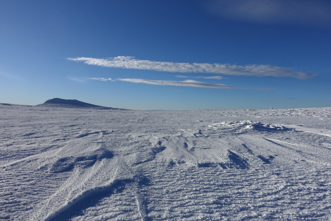 Désert de glace, un air d'Antarctique.