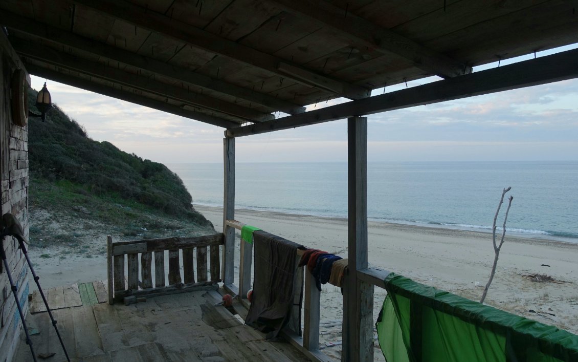 Dernier bivouac sur la plage