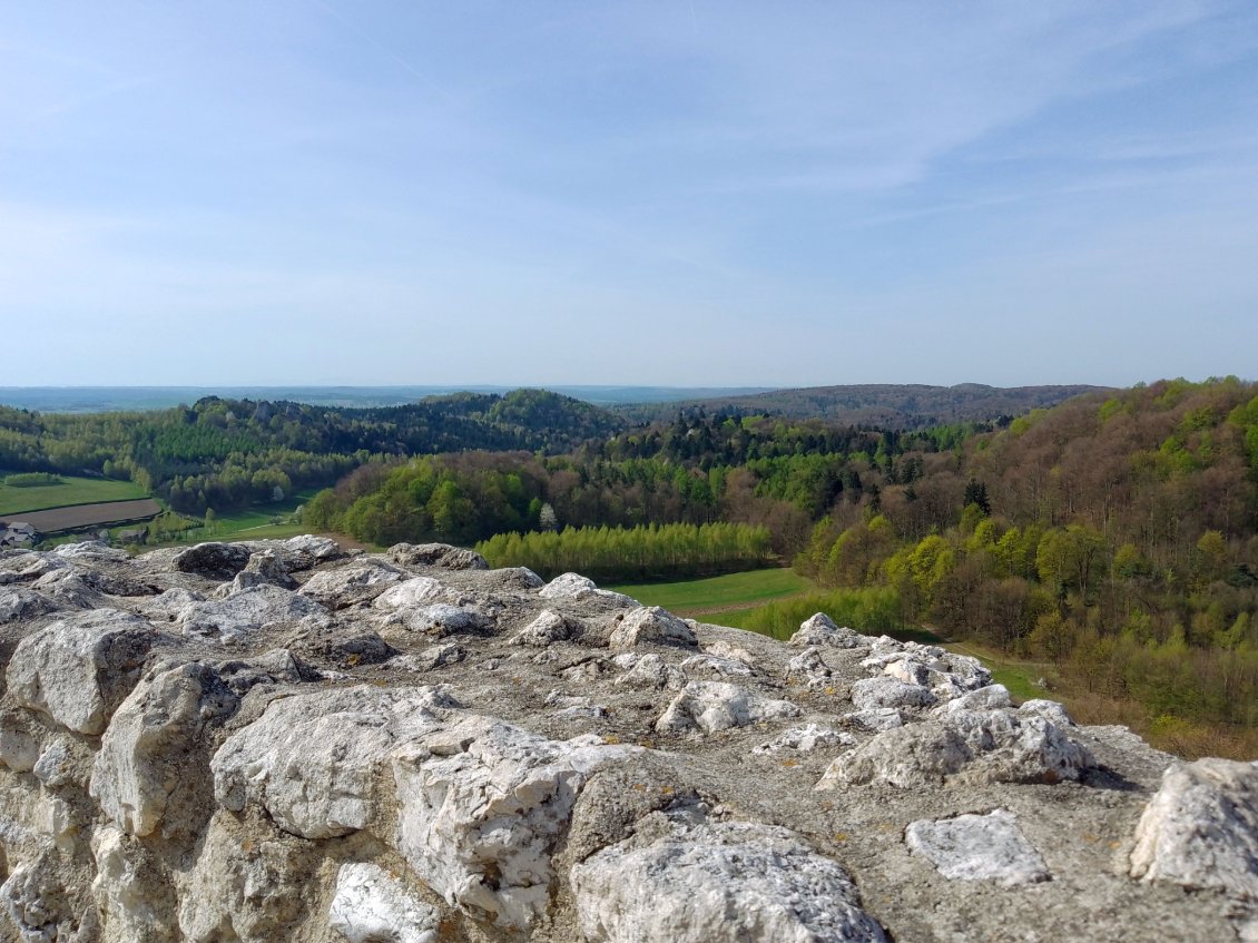 Vue panoramique depuis le donjon.