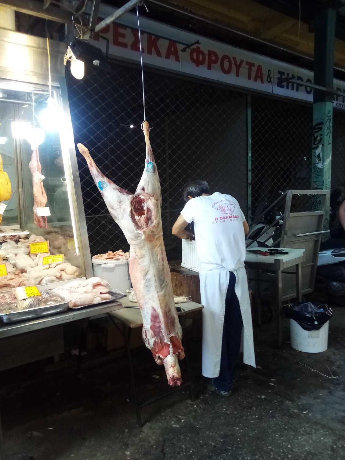 On ne rigole pas avec la viande ici.