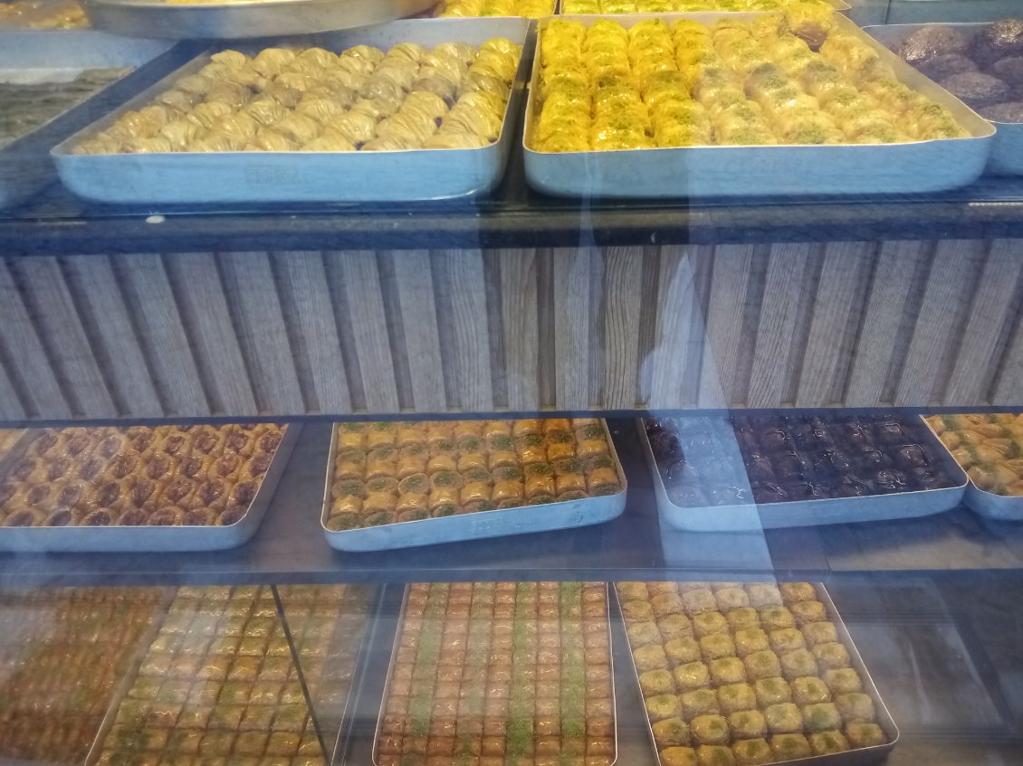 La Turquie le pays des baklavas.