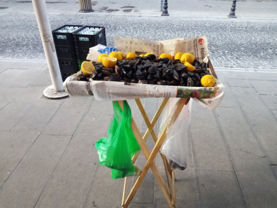 Encore des moules au citron.