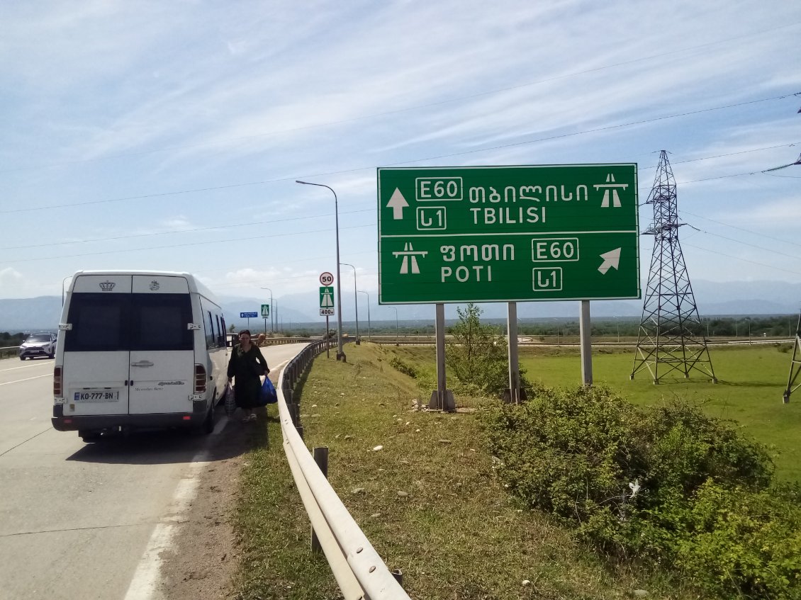 Bon ben plus le choix maintenant... Autoroute !