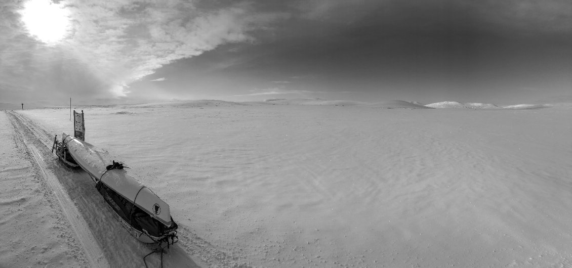 Laponie, hiver et kayaks