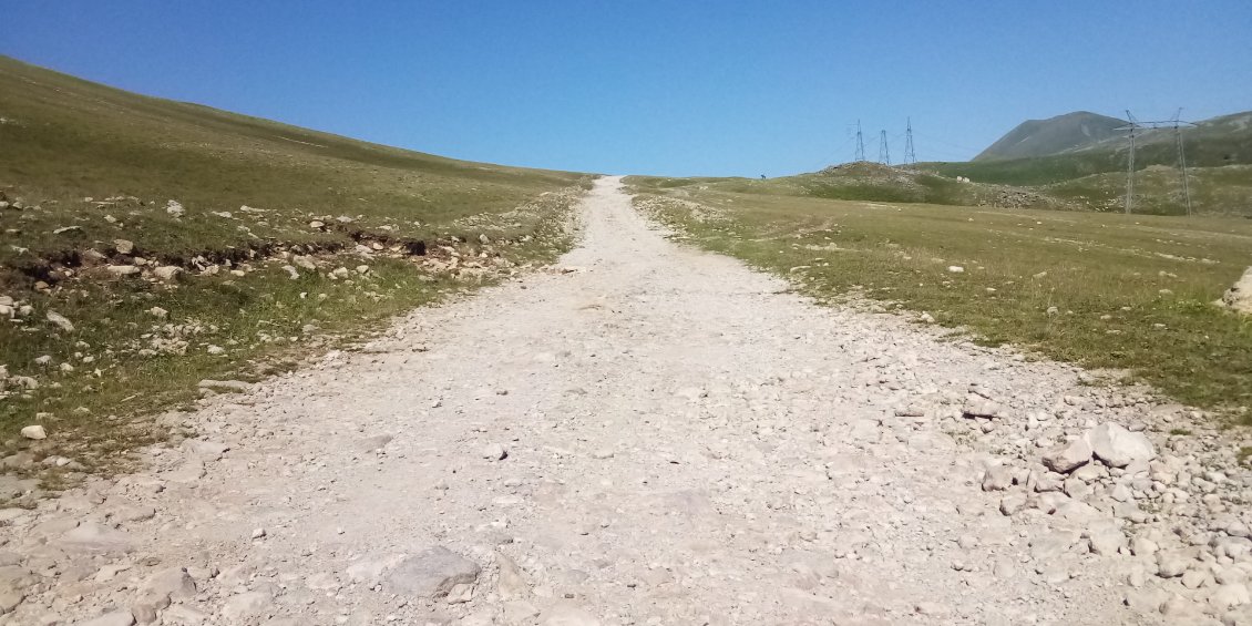 Encore une portion impossible à vélo. Il y en a régulièrement.