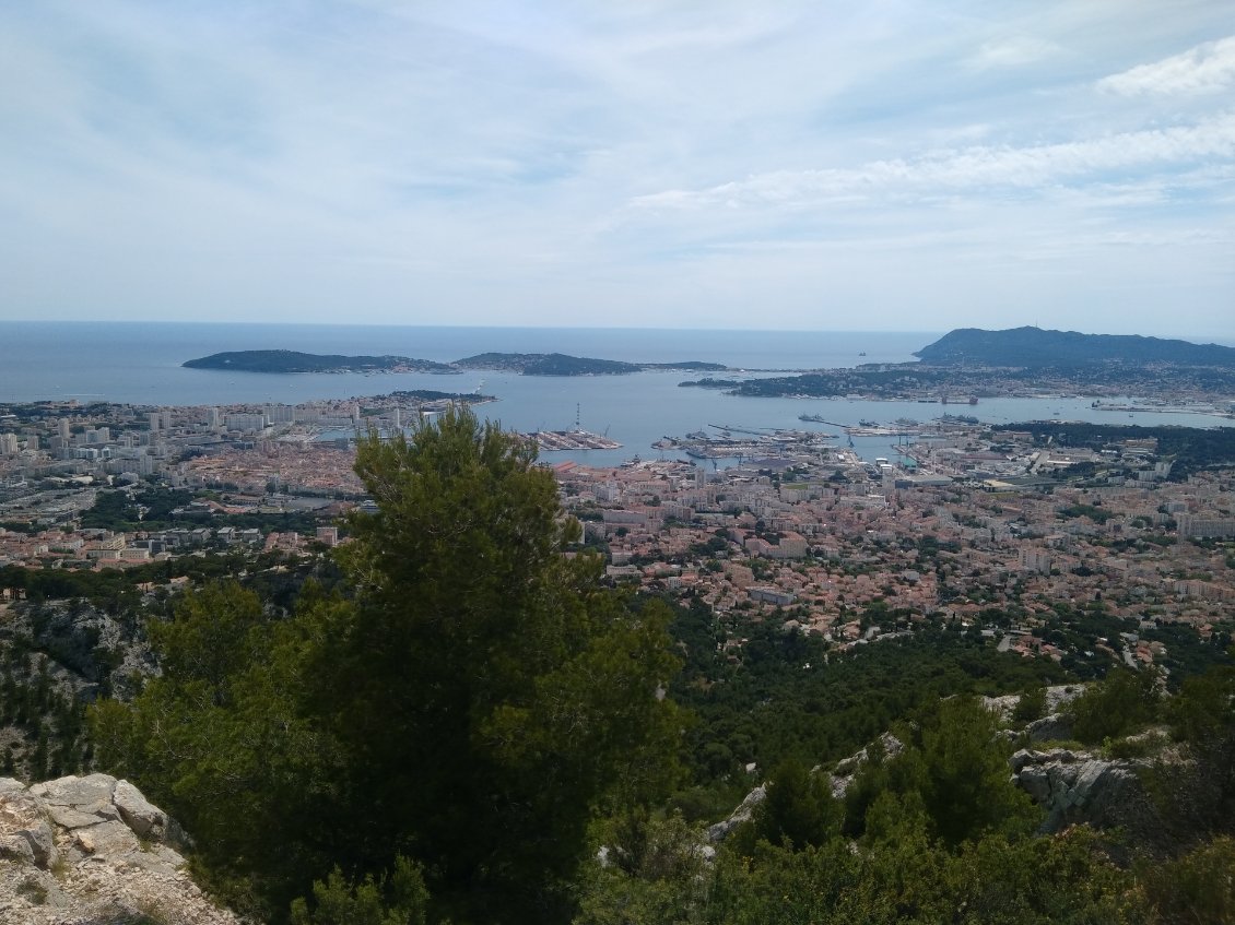 Vue sur la rade de Toulon