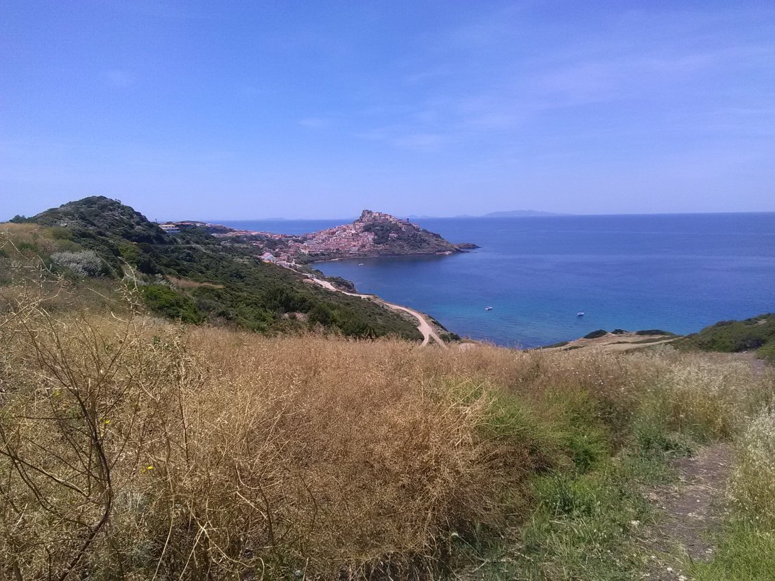 Arrivée en vue de Castelsardo