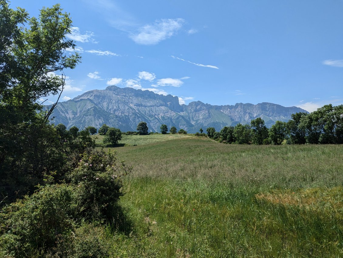 Changement de point de vue en roulant toujours plus vers le nord