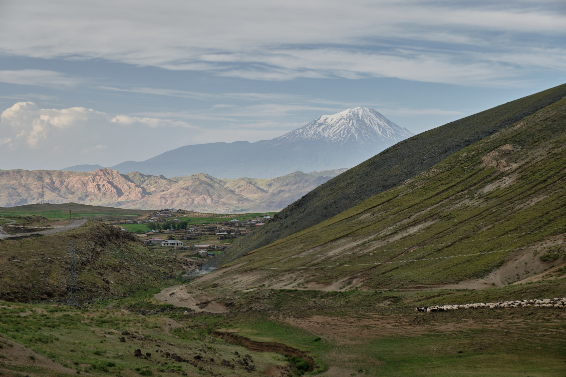 Le Mont Ararat est en vue, nous en ferons l'ascension quelques jours plus tard