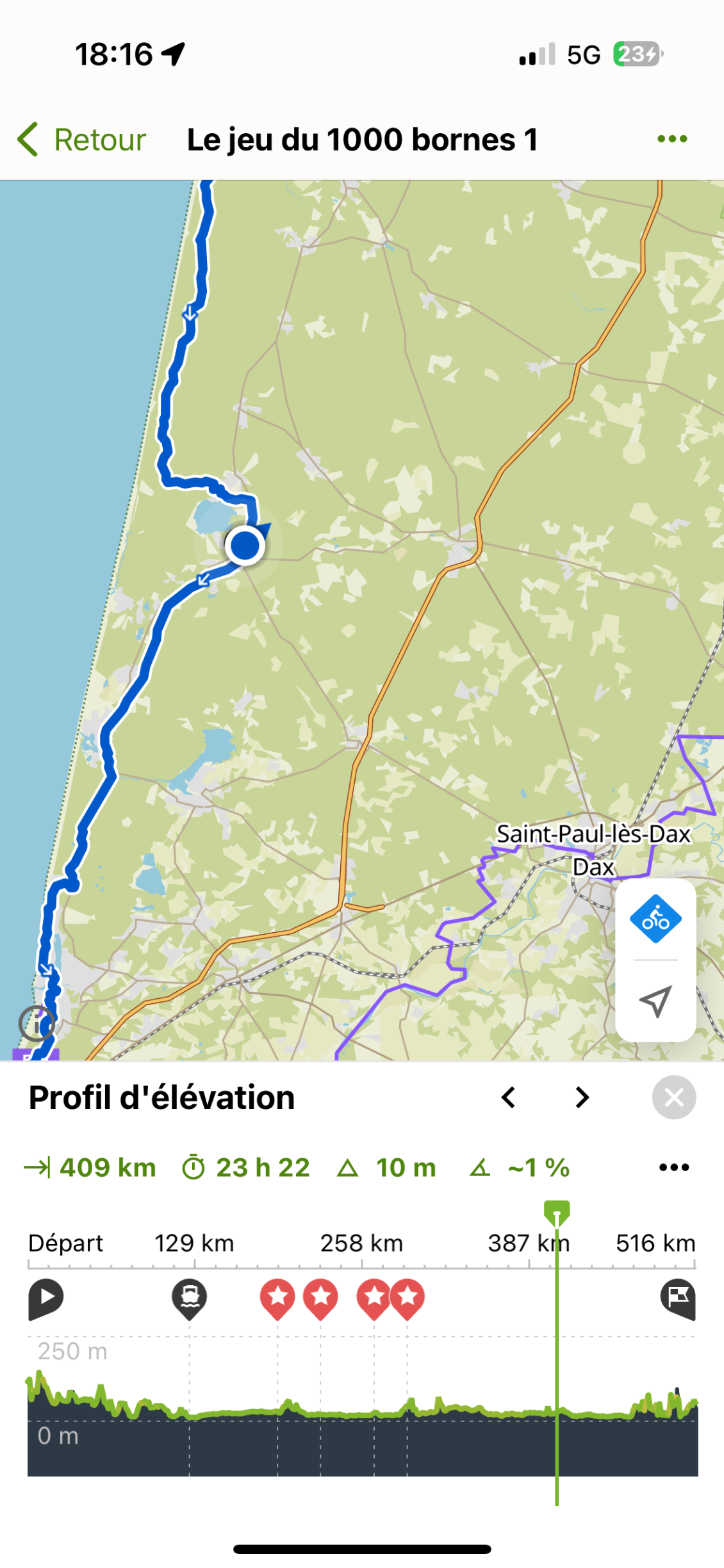 Jeudi 18 Juillet 215 kms