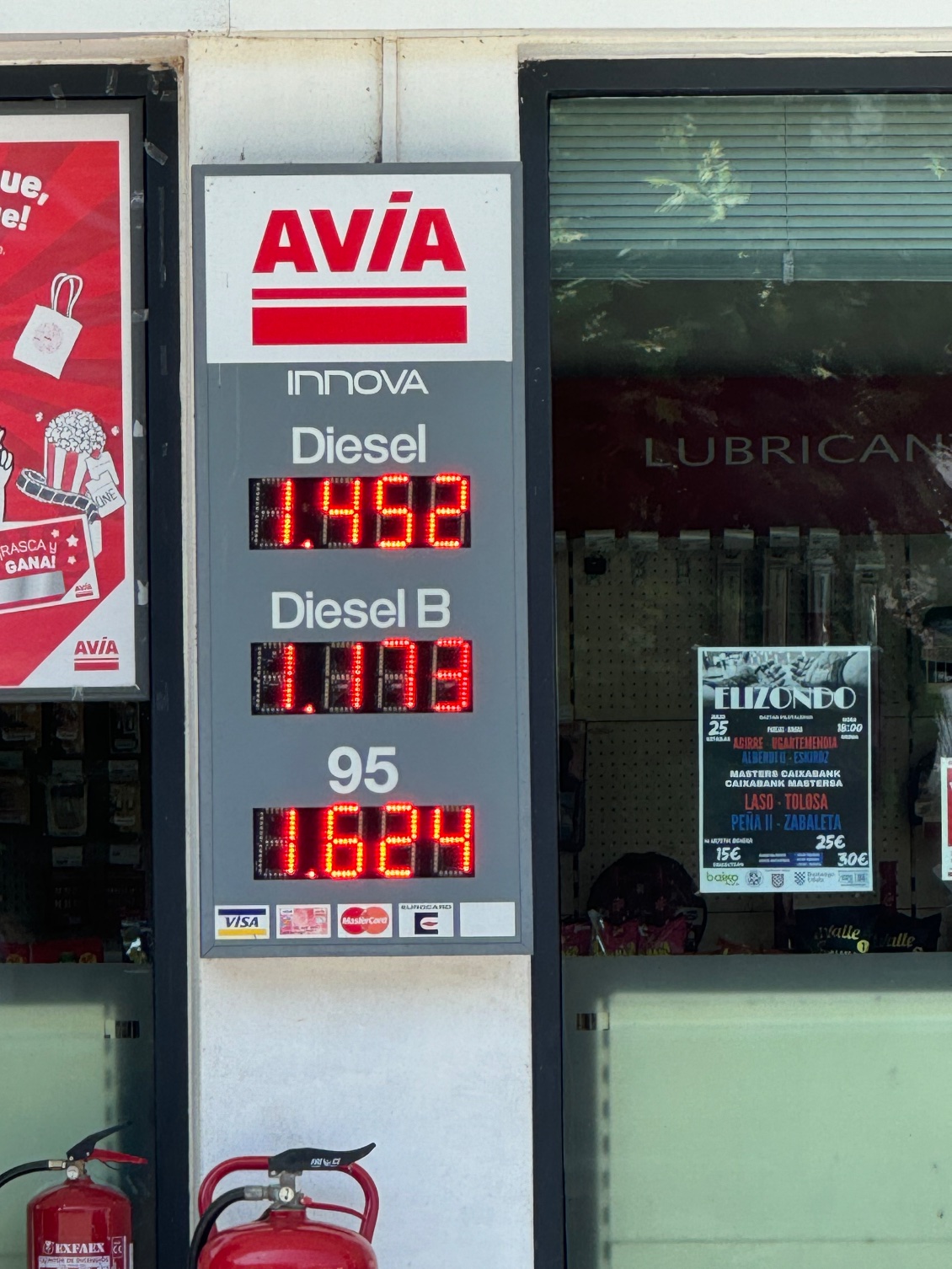 Prix du carburant en Espagne