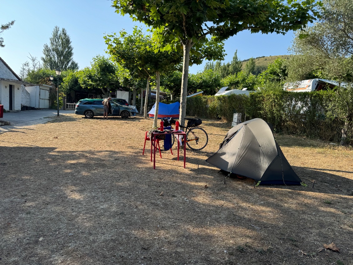 Mon camping côté espagnol pour aujourd’hui